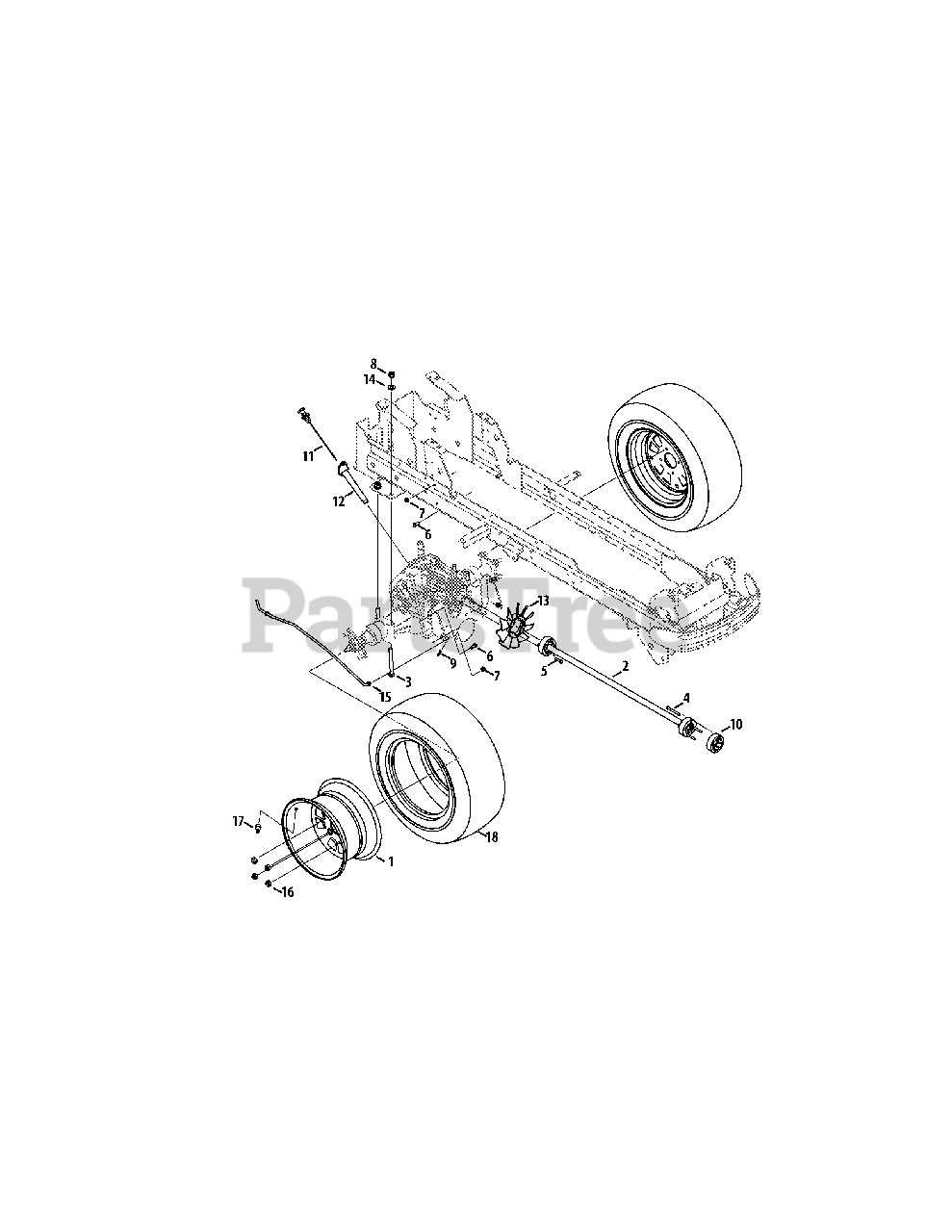 Cub Cadet GTX 2100 (14W3GE010) Cub Cadet Garden Tractor (2011