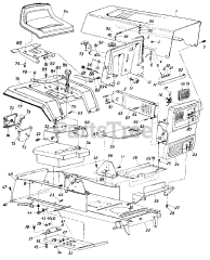 MTD 135-723-000 - MTD Lawn Tractor (1991) Parts