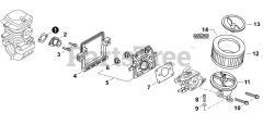 Echo CS-400 - Echo Chainsaw (SN: C33714001001 - C33714999999)