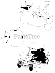 Simplicity 3005 (1690127) - Simplicity Wonderboy Rear-Engine Riding Mower