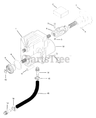 Gravely 989054 (PM 460) - Gravely Pro-Master Zero-Turn Mower, 30hp Kubota (SN: 000101 & Above) TRANSMISSION ASSEMBLY