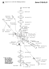 Jonsered BC 2145 - Jonsered Brushcutter (2006-01) CARBURETOR DETAILS
