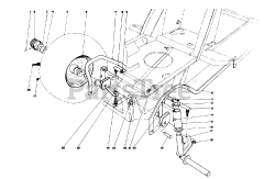 Toro 57420 (12-44) - Toro Lawn Tractor, 12hp (SN: 008000001 - 008999999) (1988) Front Axle Assembly