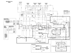 Snapper Pro S 50X (5900502) - Snapper Pro S50X Series 48" Zero-Turn Mower, 24hp Briggs & Stratton Electrical Schematic - PTO Clutch Circuit S/N: 2016499706 &amp; Below