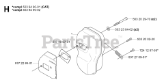 Husqvarna 343 F - Husqvarna Brush Cutter (SN: 20043100001 - 20064000000) MUFFLER
