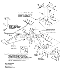 Simplicity 1692439 - Simplicity Landlord 44" Garden Tractor, 16hp Hydrostatic Cam &amp; Lever Group - Later Models