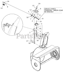 Gravely 885912 - Gravely Pro-QXT 32" Snow Blower Attachment (SN: 000101 - 000999)
