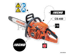 Echo CS-450 - Echo Chainsaw (SN: C24326001001 - C24326999999)