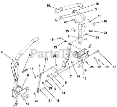 Gravely 991303 (Pro-Turn 148) - Gravely Pro-Turn 48" Zero-Turn Mower, Side Discharge (SN: 030000 & Above) Steering Controls - SN 050000 And Up