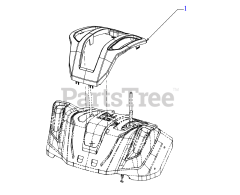 Cub Cadet 3X 28 (31AH5JVBB10) - Cub Cadet 3X 28" Snow Thrower (2023) Panel Cover