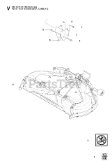 Jonsered FR 2216 A2 4X4 (965190701) - Jonsered Rear-Engine Riding Mower (2008-01) 44 /112CM CUTTING DECK
