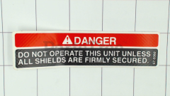 Toro 13-6470 Danger Decal