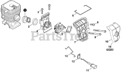 Echo CS-310 - Echo Chainsaw (SN: C67815001001 - C67815999999)