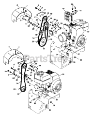 Ariens 902809 (FT 516 R) - Ariens 16" Front Tine Tiller, 5hp Tecumseh (SN: 000101 & Above)