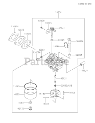 Kawasaki FJ180V-DM07 - Kawasaki Engine CARBURETOR
