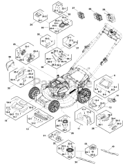 Snapper ESXD 19PWM82 (1696888-00) - Snapper XD 82V 19" Walk-Behind Mower