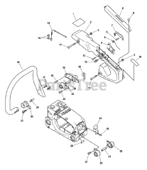 Echo CS-346 - Echo Chainsaw (SN: 04001001 - 04999999)