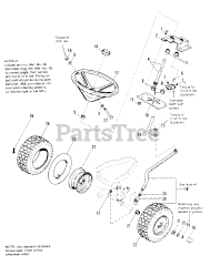 Allis-Chalmers T-811 (1691045) - Allis-Chalmers Garden Tractor, 11hp Steering &amp; Front Wheels Group