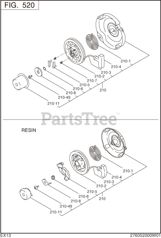 Subaru Robin EX130D10101 EX13