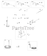 Briggs & Stratton 613777-0110-E1 - Briggs & Stratton Vertical Engine Electric Starter, Regulator, Alternator, Armatures