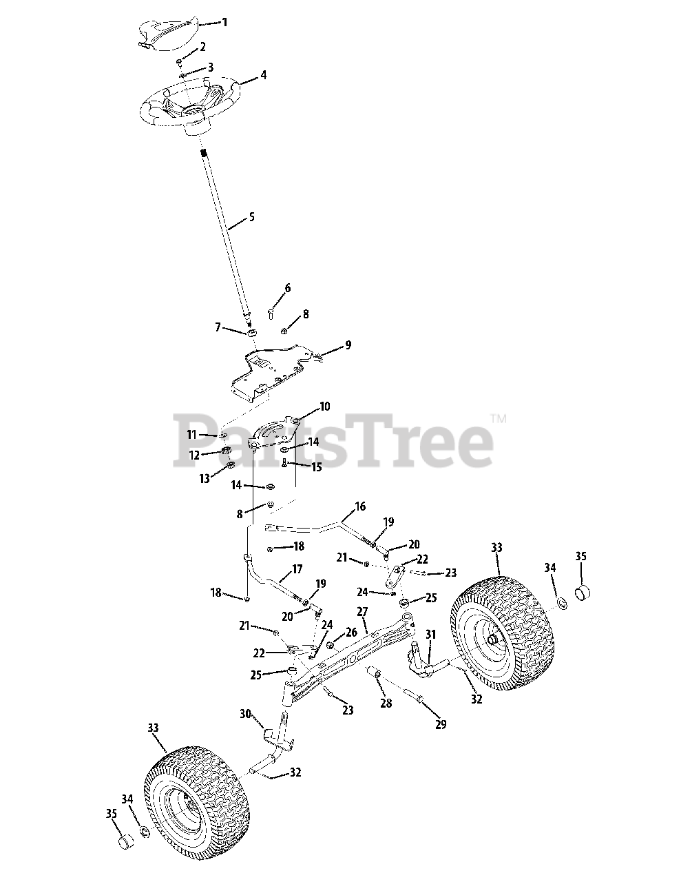 Cub Cadet LTX 1045 (13AX91AT256) Cub Cadet 46" Lawn Tractor (2009