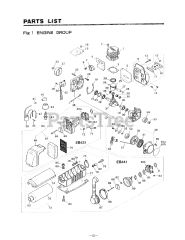 RedMax EB 431 - RedMax Backpack Blower (SN: 410001 & Above) (1994-10)