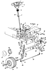 MTD 131-678G000 - MTD Lawn Tractor (1991) Parts