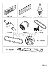 Jonsered LT 2217 A (960410103-02) - Jonsered Lawn Tractor (2010-03)