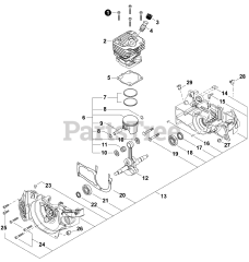 Echo CS-501 P - Echo Chainsaw (SN: C98013001001 - C98013999999)