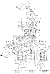 MTD 19935C - MTD Mower Deck Assembly Only (1986)