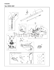 RedMax BCZ 2460 S - RedMax Brushcutter (SN: 00400101 & Above) (2012-08)