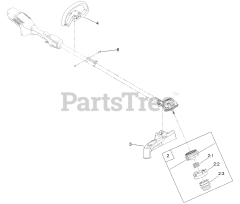 Toro 51835 T - Toro Flex-Force Power System 60V MAX String Trimmer (SN: 321000001 - 321005000) (2021)