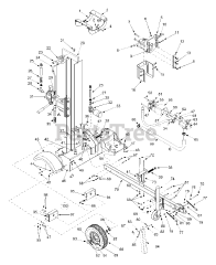 Yard Machines 24AE586B352 - Yard Machines Log Splitter (2004) (Walmart)