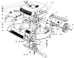 Toro 16655 - Toro Walk-Behind Mower (SN: 007000001 - 007999999) (1977)