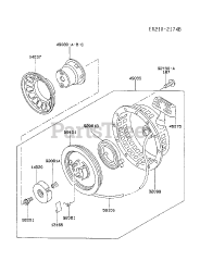 Kawasaki FA210R-JS00 - Kawasaki Engine STARTER
