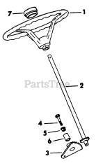 Cub Cadet 182 (133-182-100) - Cub Cadet Lawn Tractor Steering