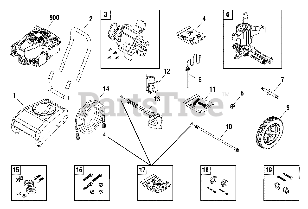 Craftsman 950.672150 (02053300) Craftsman 2,600 PSI Pressure Washer