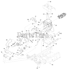 Exmark ZS5260 - Exmark Z-Spray Z-Max Stand-on Sprayer, 5 GPM Pump