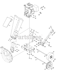 Yard Machines 24A-452J729 - Yard Machines Chipper Shredder (2012) (Home Depot)
