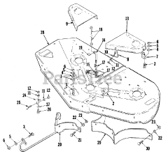 Simplicity 1600281 - Simplicity 48" Mower Deck