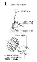 Jonsered GR 2036 - Jonsered String Trimmer (2000-10) IGNITION SYSTEM