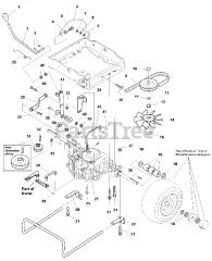 AGCO 515 H (1694323) - AGCO Lawn Tractor, 15hp