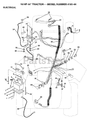 Electrolux/AYP 4181-44 - Electrolux/AYP Lawn Tractor (1994)