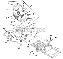 Gravely 992196 (PM 272H) - Gravely Pro-Master 72" Zero-Turn Mower, 31hp Daihatsu (SN: 000101 & Above)