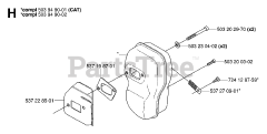 Jonsered BC 2145 - Jonsered Brushcutter (2006-01) MUFFLER