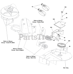 Ferris 5601567 - Ferris 60" Turbo-Pro 3-Bag Hard Top Grass Collection System for ISX800
