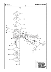 RedMax GZ 7100 - RedMax Chainsaw (2017-10) CARBURETOR