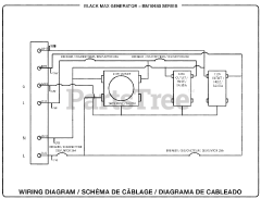 Black Max BM 10680 - Black Max 6800 Watt Generator Wiring Diagram