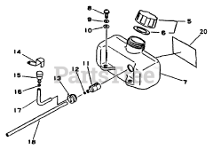 Echo HC-1001 - Echo Hedge Trimmer (SN: 001001 - 008000)