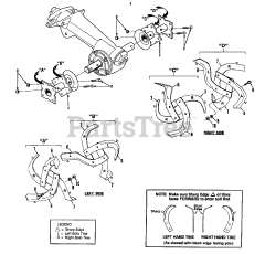 Troy-Bilt 12069 - Troy-Bilt Horse Rear-Tine Tiller (SN: 120690100101 & Above) TINE ASSEMBLIES